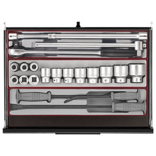 Load image into Gallery viewer, Teng PRO35 26" Mega Master 16 Drawer Tool Kit Black 1033pcs