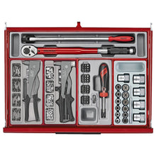 Load image into Gallery viewer, Teng PRO35 26" Stack Rollcab 14 Drawer Tool Kit Red 1034pcs