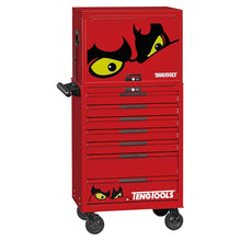 Load image into Gallery viewer, Teng PRO35 26" Stack Rollcab 12 Drawer Tool Kit FOAM Red 528pcs