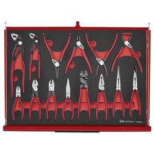 Load image into Gallery viewer, Teng PRO35 26" Stack Rollcab 12 Drawer Tool Kit FOAM Red 528pcs