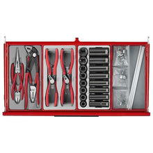 Load image into Gallery viewer, Teng PRO35 26" Stack Rollcab 16 Drawer Tool Kit Red 753pcs