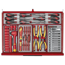 Load image into Gallery viewer, Teng PRO35 53" Monster Stack Rollcab 19 Drawer Tool Kit Red 1295pcs