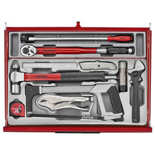 Load image into Gallery viewer, Teng PRO35 53" Monster Stack Rollcab 19 Drawer Tool Kit Red 1295pcs