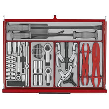 Load image into Gallery viewer, Teng PRO35 53" Monster Stack Rollcab 19 Drawer Tool Kit Red 1295pcs