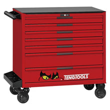 Load image into Gallery viewer, Teng PRO35 37" Rollcab 7 Drawer Tool Kit Red 595pcs