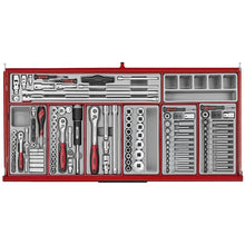 Load image into Gallery viewer, Teng PRO35 37" Rollcab 7 Drawer Tool Kit Red 595pcs