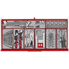 Load image into Gallery viewer, Teng PRO35 37" Rollcab 7 Drawer Tool Kit Red 595pcs