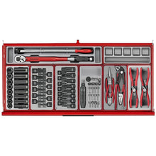 Load image into Gallery viewer, Teng PRO35 37" Rollcab 7 Drawer Tool Kit Red 595pcs