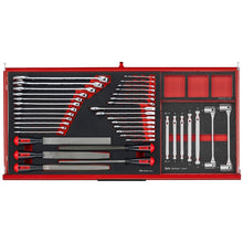 Load image into Gallery viewer, Teng PRO35 37" Rollcab 7 Drawer Tool Kit FOAM Red 637pcs