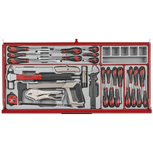 Load image into Gallery viewer, Teng PRO35 37" Rollcab 7 Drawer Tool Kit Red 663pcs