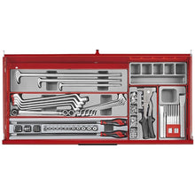 Load image into Gallery viewer, Teng PRO35 37" Rollcab 7 Drawer Tool Kit Red 663pcs