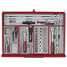Load image into Gallery viewer, Teng PRO35 53" Rollcab 9 Drawer Tool Kit Red 615pcs