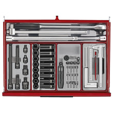 Load image into Gallery viewer, Teng PRO35 53" Rollcab 9 Drawer Tool Kit Red 615pcs