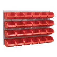 Load image into Gallery viewer, Sealey Bin & Panel Combination 24 Bins - Red