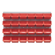 Load image into Gallery viewer, Sealey Bin & Panel Combination 24 Bins - Red