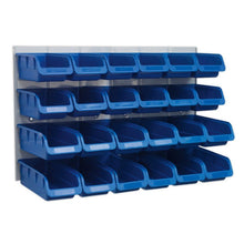 Load image into Gallery viewer, Sealey Bin & Panel Combination 24 Bins - Blue