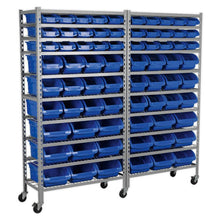 Load image into Gallery viewer, Sealey Mobile Bin Storage System 72 Bins