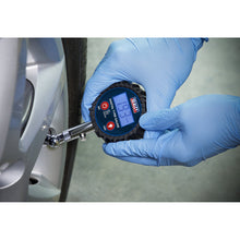 Load image into Gallery viewer, Sealey Digital Tyre Pressure Gauge, Swivel Head & Quick Release