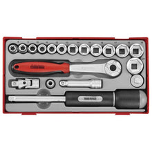 Load image into Gallery viewer, Teng PRO35 26" Rollcab 7 Drawer Tool Kit Red 516pcs