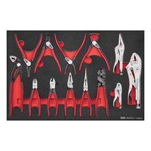 Load image into Gallery viewer, Teng PRO35 26" Stack Rollcab 12 Drawer Tool Kit FOAM Red 702pcs