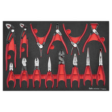 Load image into Gallery viewer, Teng PRO35 26" Rollcab 7 Drawer Tool Kit FOAM Red 278pcs