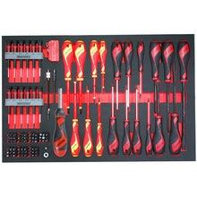 Load image into Gallery viewer, Teng PRO35 26" Rollcab 7 Drawer Tool Kit FOAM Red 335pcs
