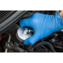 Load image into Gallery viewer, Sealey Brake Pressure Bleeder Cap 45mm - Connector With Hose 90°