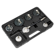Load image into Gallery viewer, Sealey 7pc Brake & Clutch Pressure Bleeder Cap Set