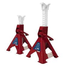 Load image into Gallery viewer, Sealey Axle Stands (Pair) 3 Tonne Capacity per Stand Ratchet Type