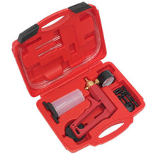 Load image into Gallery viewer, Sealey Vacuum Tester & Brake Bleeding Kit in Storage Case (VS4022)