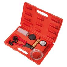 Load image into Gallery viewer, Sealey Vacuum Tester & Brake Bleeding Kit in Storage Case (VS402)