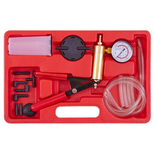 Load image into Gallery viewer, Sealey Vacuum Tester & Brake Bleeding Kit in Storage Case (VS402)