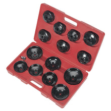 Load image into Gallery viewer, Sealey Oil Filter Cap Wrench Set 15pc