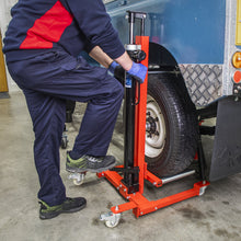 Load image into Gallery viewer, Sealey Wheel Removal/Lifter Trolley 80kg Quick Lift