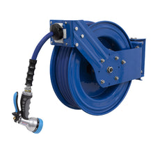 Load image into Gallery viewer, Sealey Heavy-Duty Retractable Water Hose Reel 13mm ID x 15M Rubber Hose