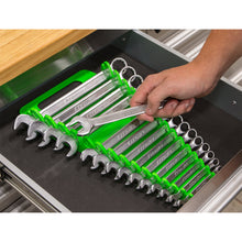 Load image into Gallery viewer, Sealey Spanner Rack Capacity 15 Spanners (TPR) - Hi-Vis Green (Premier)