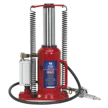 Load image into Gallery viewer, Sealey Air Operated Bottle Jack 18 Tonne