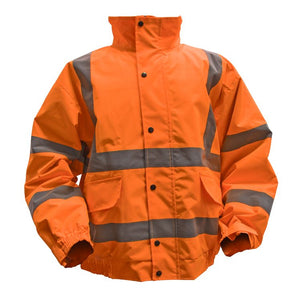 Sealey Hi-Vis Jacket - Quilted Lining and Elasticated Waist