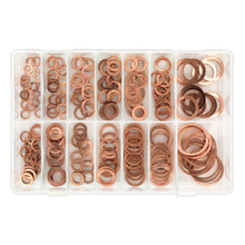 Load image into Gallery viewer, Sealey Copper Sealing Washer Assortment 250pc - Metric
