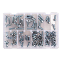 Load image into Gallery viewer, Sealey Socket Screw Assortment 108pc DIN 912 M5-M10 Button Head High Tensile 10.9 Metric

