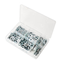 Load image into Gallery viewer, Sealey Flat Washer Assortment 495pc M6-M24 Form C Metric
