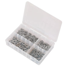 Load image into Gallery viewer, Sealey Lock Washer Assortment 1000pc Serrated Internal M5-M10 Metric
