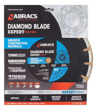 Load image into Gallery viewer, Abracs Diamond Blade 300mm x 10mm x 20mm ACM - Expert
