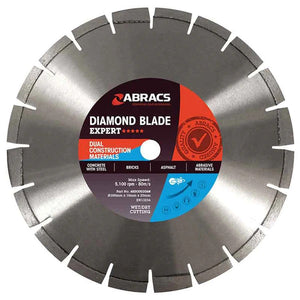 Abracs Diamond Blade 350mm x 10mm x 25.4mm DCM - Expert