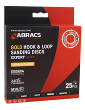 Load image into Gallery viewer, Abracs Hook &amp; Loop Sanding Discs 225mm x 120 Grit - Pack 25
