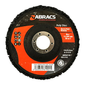 Abracs Poly Disc 125mm Black