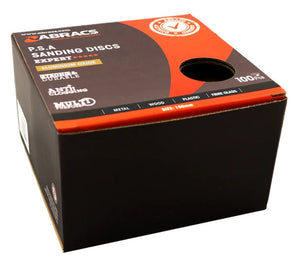 Abracs PSA Sanding Disc 150mm x 120 Grit - 6 Holes - Pack 100