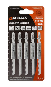 Abracs Jigsaw Blade Aluminium T127D (5pcs)