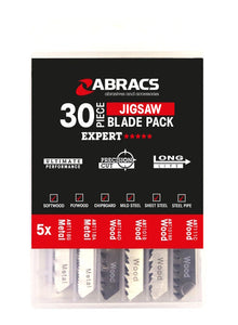 Abracs Jigsaw Blade Mixed Pack - 30pcs