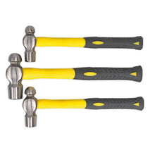 Load image into Gallery viewer, Sealey Ball Pein Hammer Set 3pc - Fibreglass Shafts (Premier)
